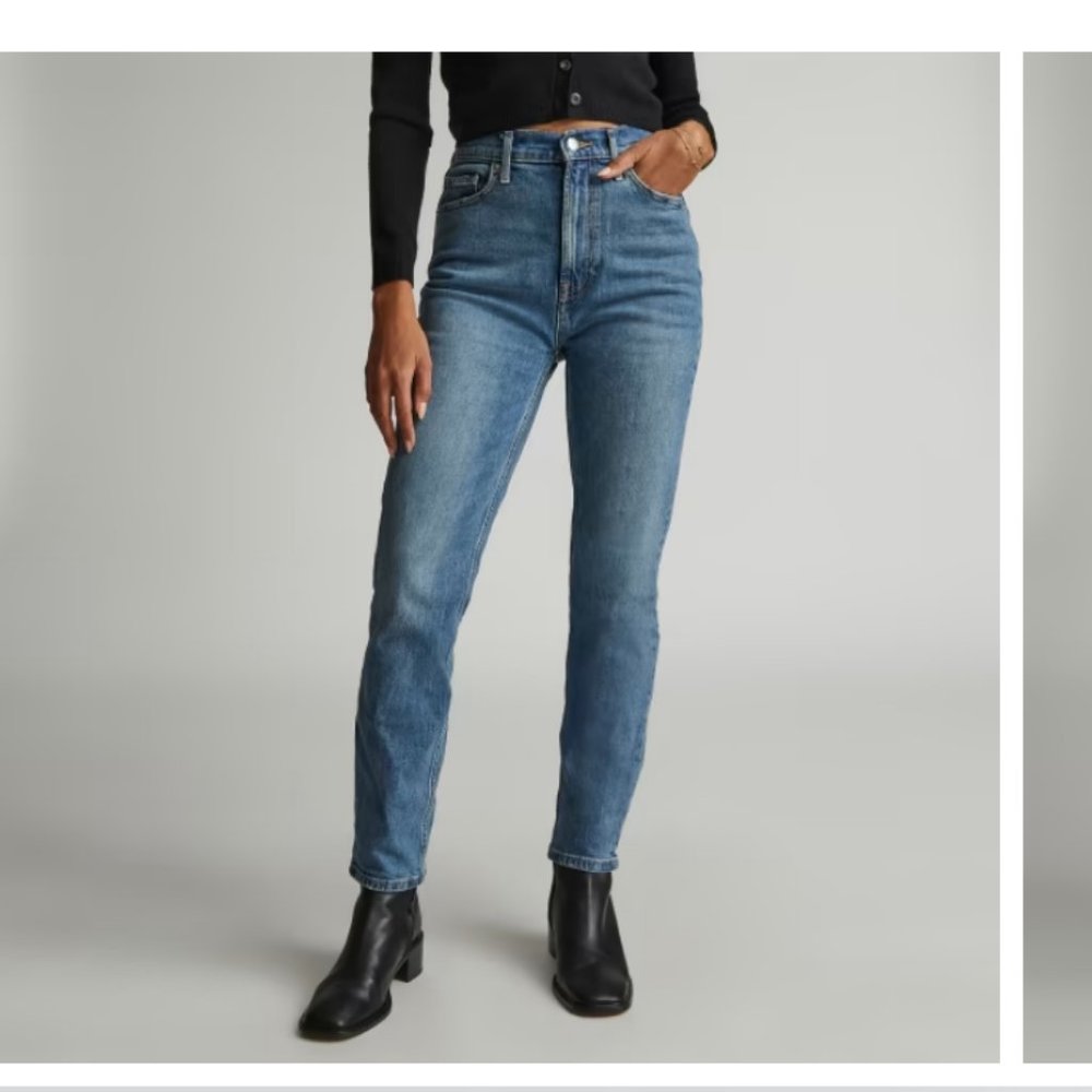 Everlane Original Cheeky Jean Size 29 In Medium Wash